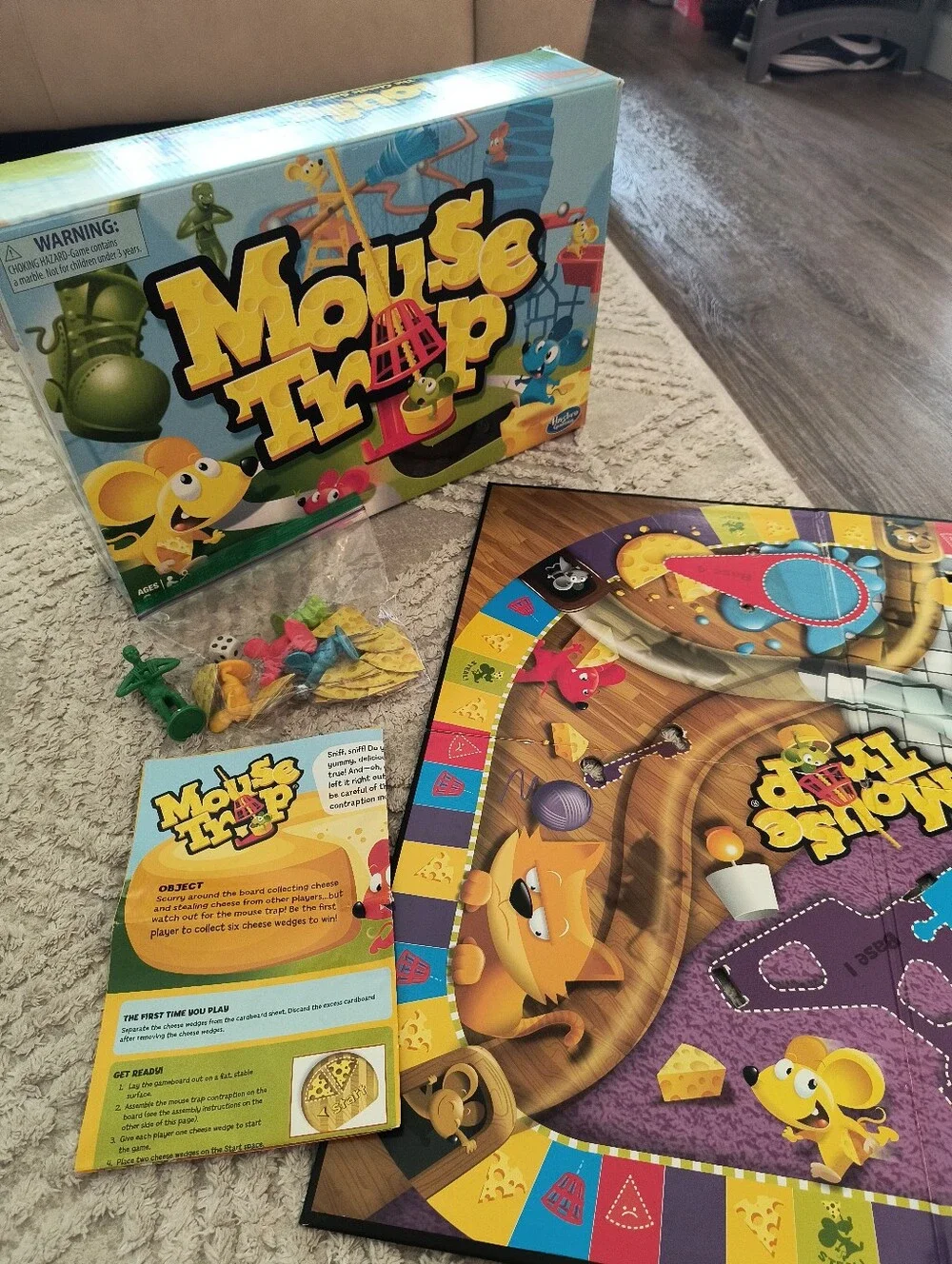 Hasbro 2016 Mouse Trap Game Complete